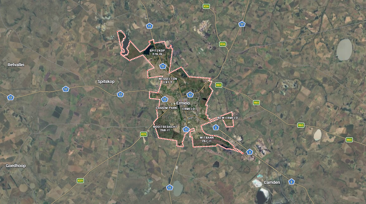 Ermelo Map