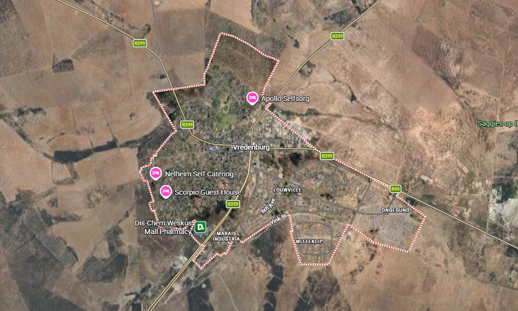 Vredenburg Map